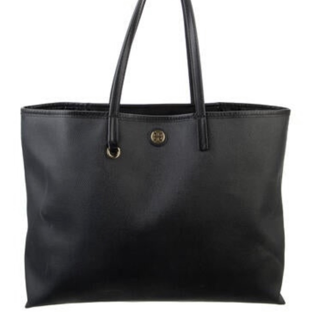 Tory Burch tote bag.